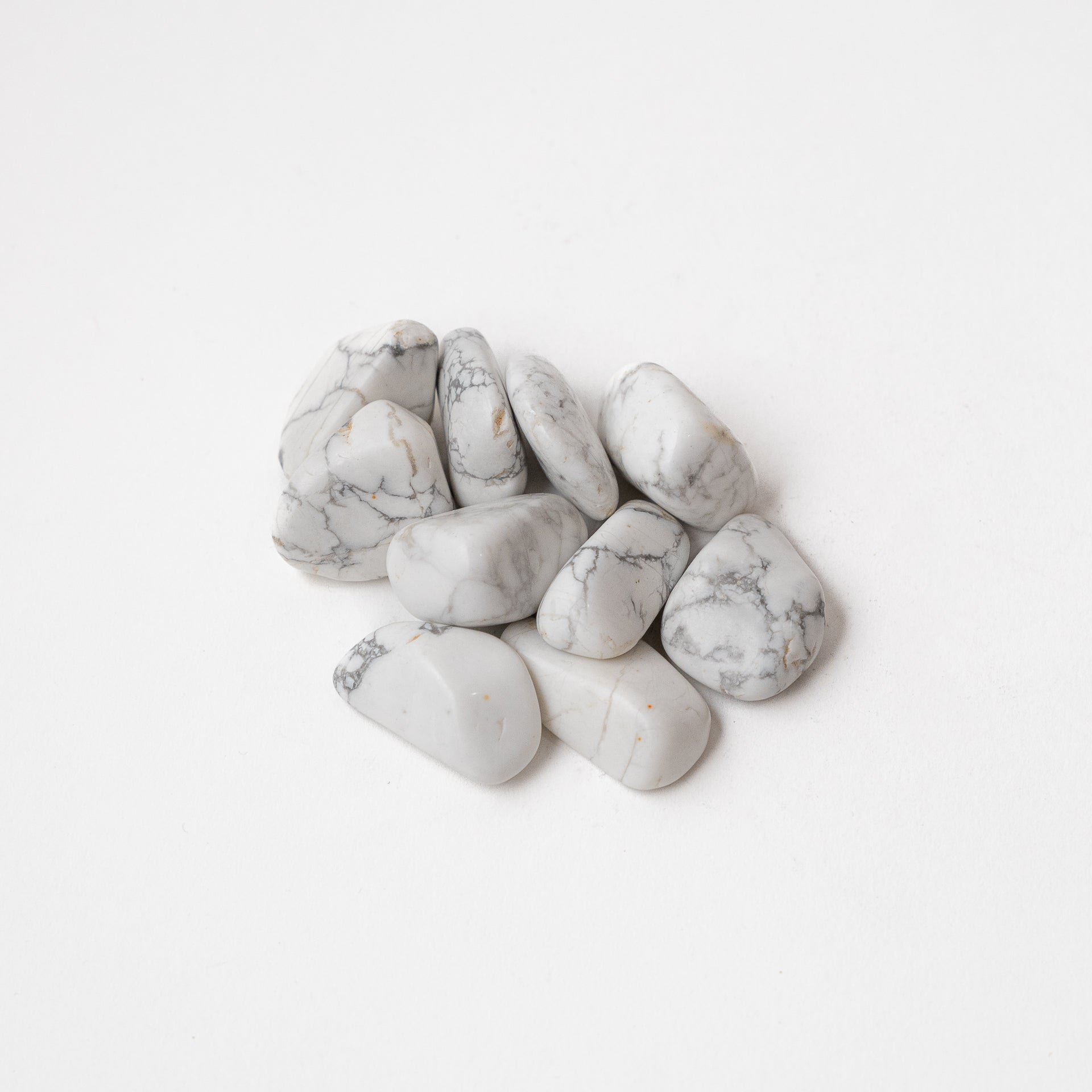 Magnesite burattata qualità A+ Cristalloterapia chakra reiki