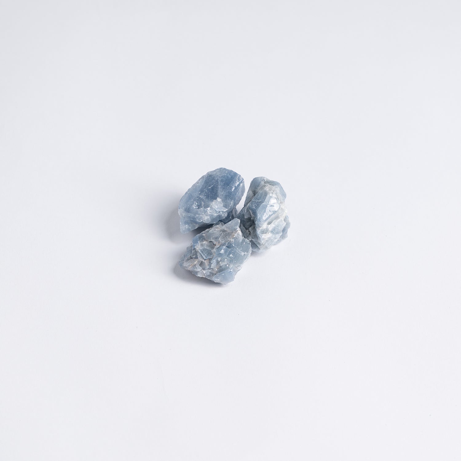 Calcite azzurra grezza qualità A+ per collezionismo